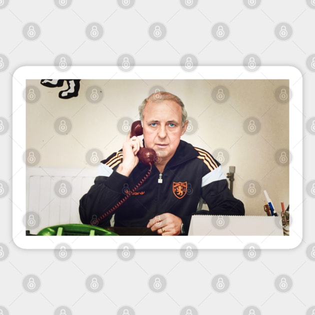 Jim McLean on the phone Sticker by AndythephotoDr